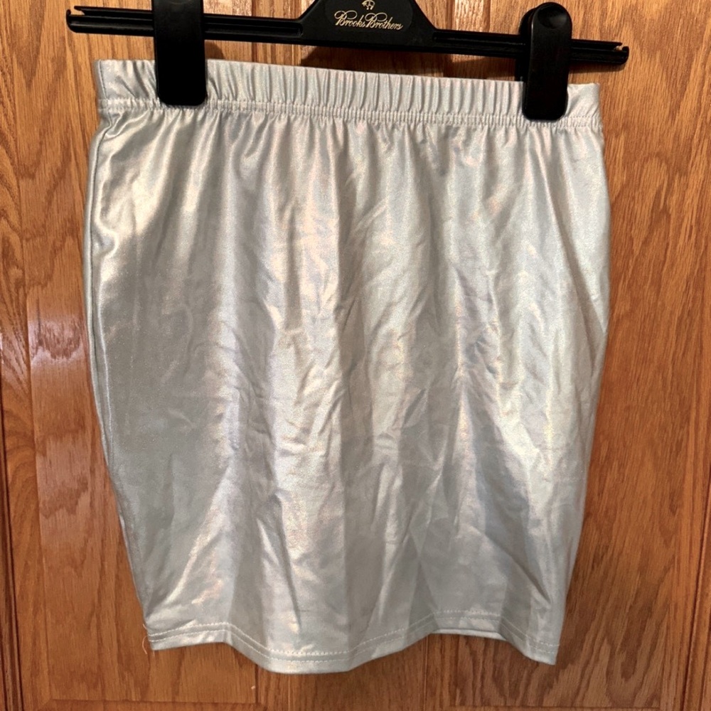 Silver Skirt Set